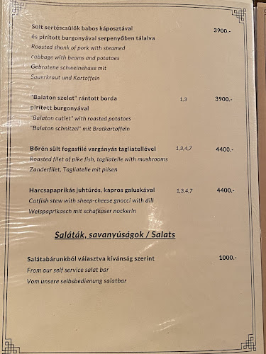 Gulyás udvar Étterem - Tihany