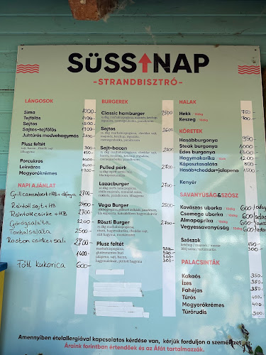 Süss fel Nap Strandbisztró