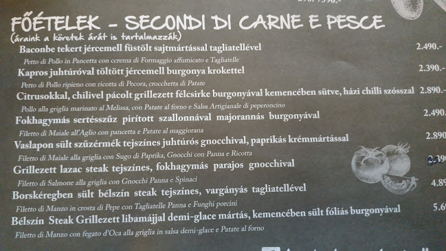 Opinii despre Cavallino în Budapest - Vendéglátás