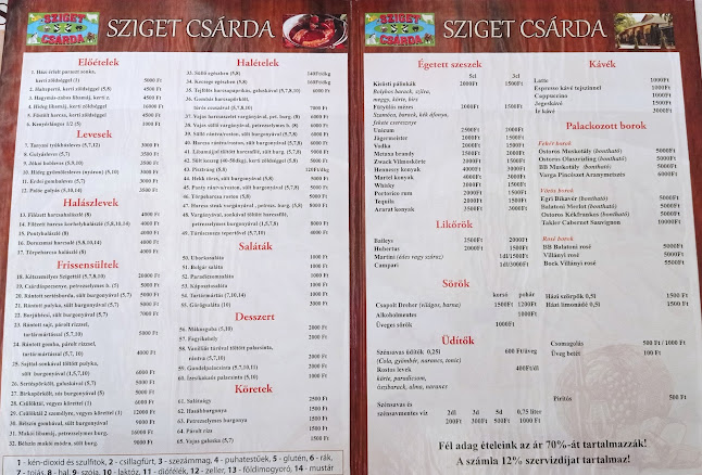 Opinii despre Sziget Csárda în Tiszaújváros - Vendéglátás