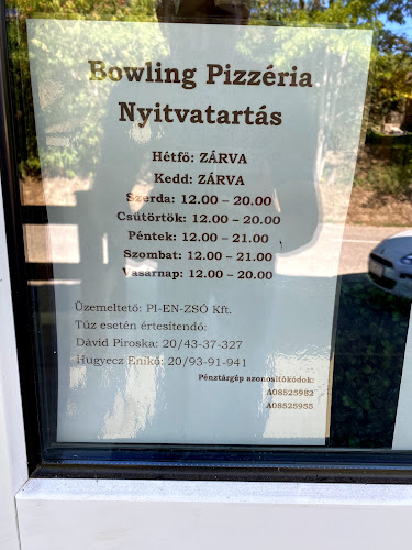Bowling Pizzéria - Vendéglátás