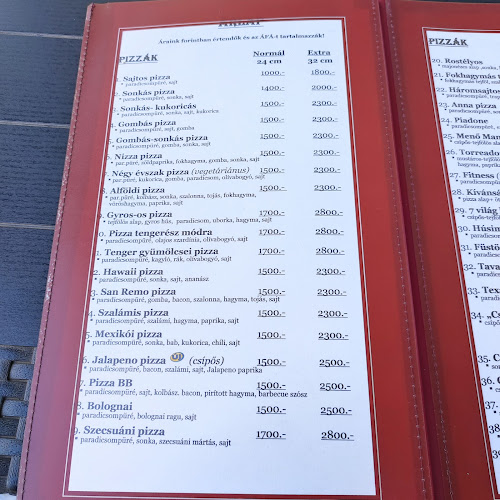 Opinii despre Anna Cukrászda és Pizzéria în Kunszentmárton - Vendéglátás