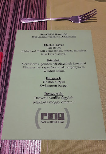 Ring Café Étterem és Burger Bar - Budapest
