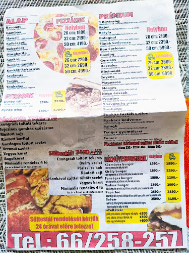 Opinii despre Svédasztalos étterem és Pizzaház pizzéria în Csorvás - Vendéglátás