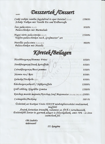 Viktória Étterem - Vendéglátás