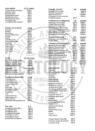 Opinii despre Meatology Budapest în Budapest - Vendéglátás