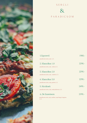 Kalácsos pékség ,Sercli és Paradicsom