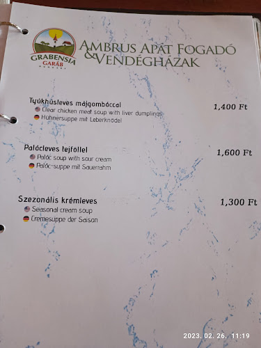 Grabensia Ambrus Apát Fogadó - Garáb