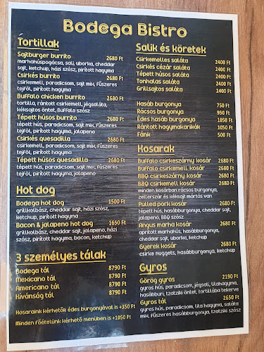 Bodega Bistro Miskolc - Vendéglátás