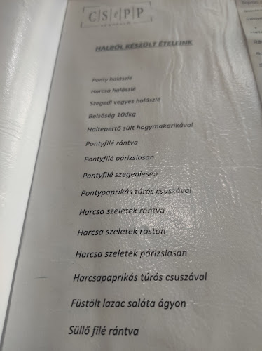 Csepp Vendéglő - halászcsárda - étterem, rendezvények lebonyolítása, hidegtálak