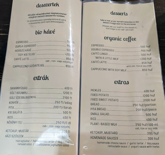 Kozmosz Vegán Étterem - Budapest