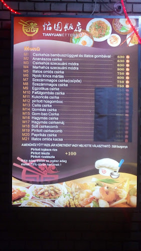 Comentarii opinii despre Tian Yuan Étterem