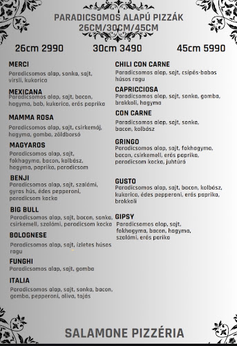 Opinii despre Pizzeria Gastro Salamone Kft. în Mende - Vendéglátás