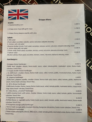 Opinii despre GRAPPA Restaurant Cafe&Pub în Budapest - Vendéglátás