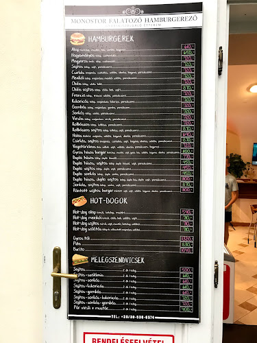 Monostor Falatozó, Hamburgerező - Vendéglátás