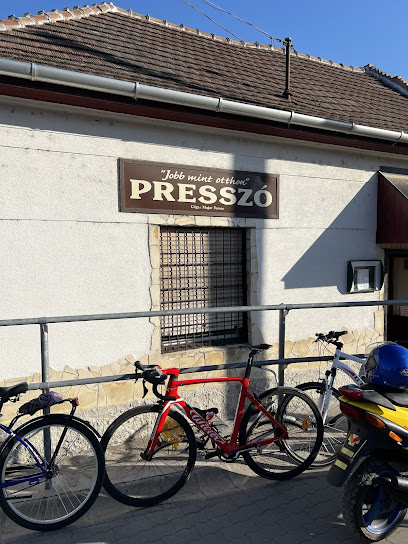 "Jobb mint otthon" presszó